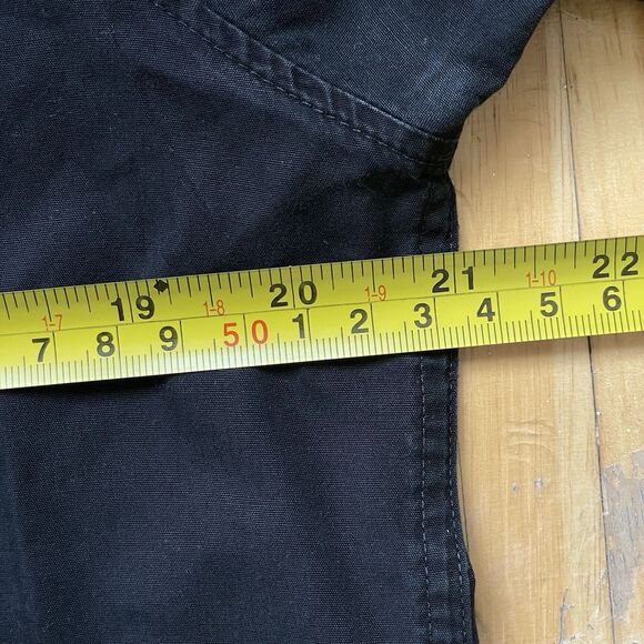 DRIES VAN NOTEN Button Down Shirt Men Size Small 46 Black Cotton Long Sleeve - Picture 9 of 10